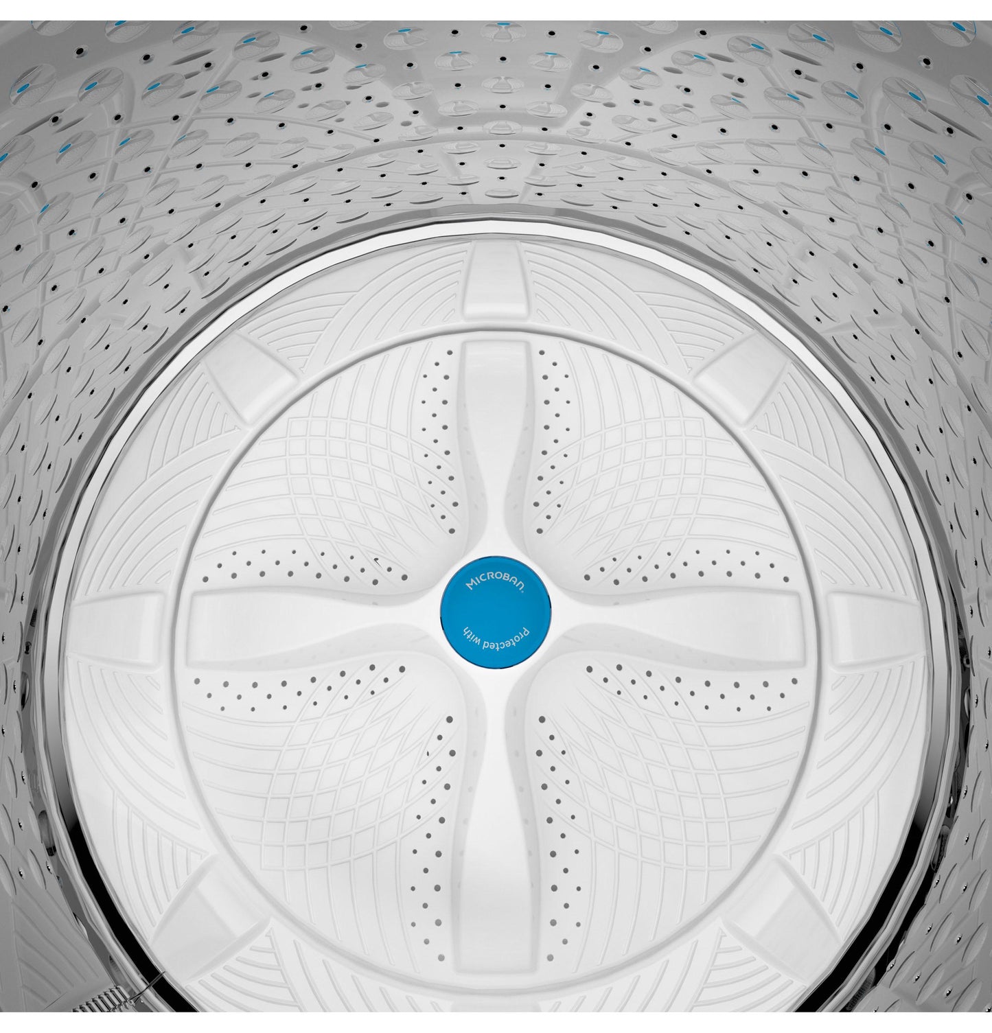 GE APPLIANCES PTW800BPWRS GE Profile™ ENERGY STAR® 5.4 cu. ft. Capacity Washer with Smarter Wash Technology and Adaptive SmartDispense Blue - PTW800BPWRS