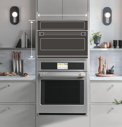 CAFE 30" Custom Speed Cook Oven with 120V Advantium Technology Black - CSB913P3VD1