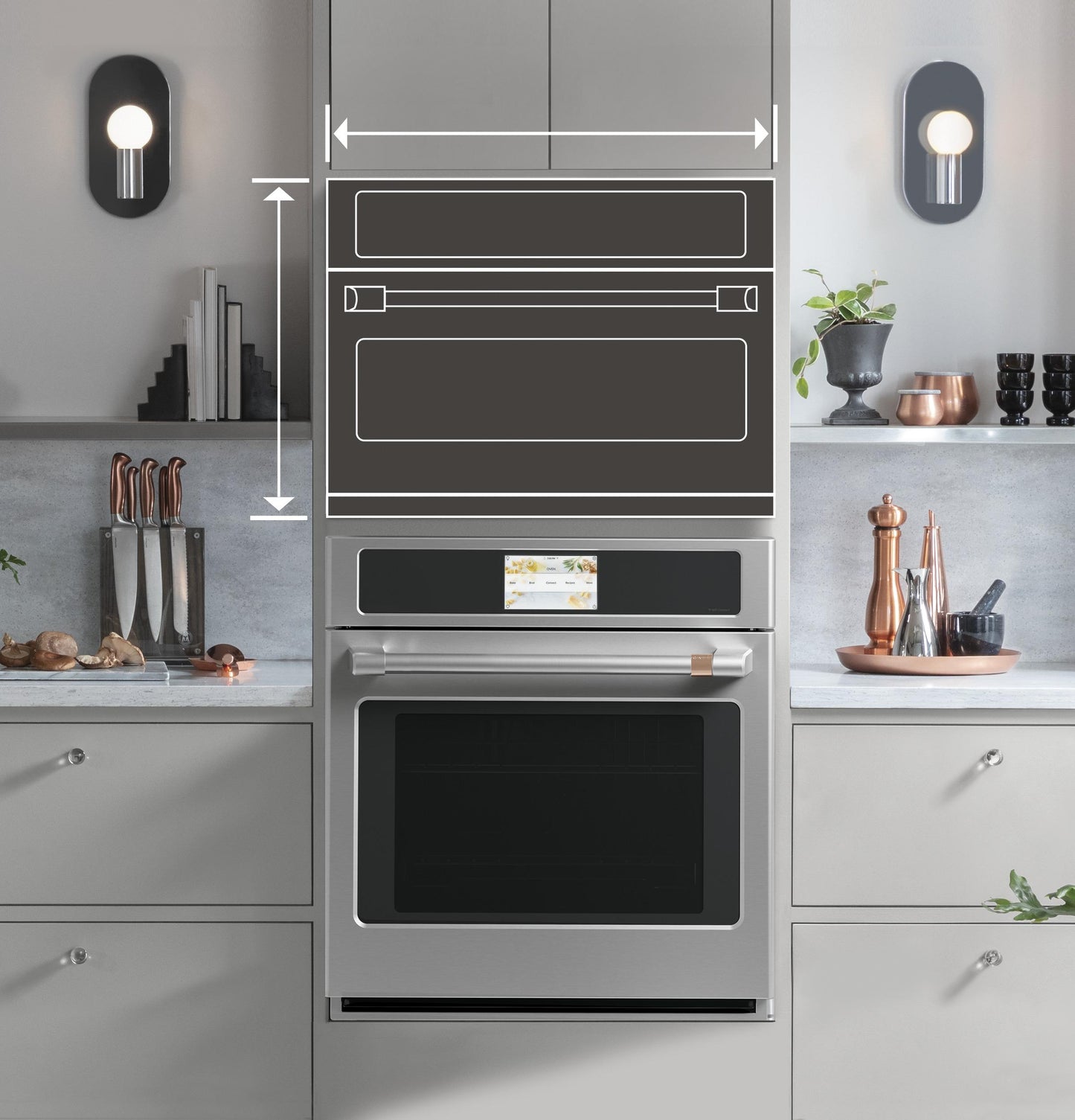 CAFE CSB913P4VW2 CAFé 30" Custom Speed Cook Oven with 120V Advantiu Technol - CSB913P4VW2