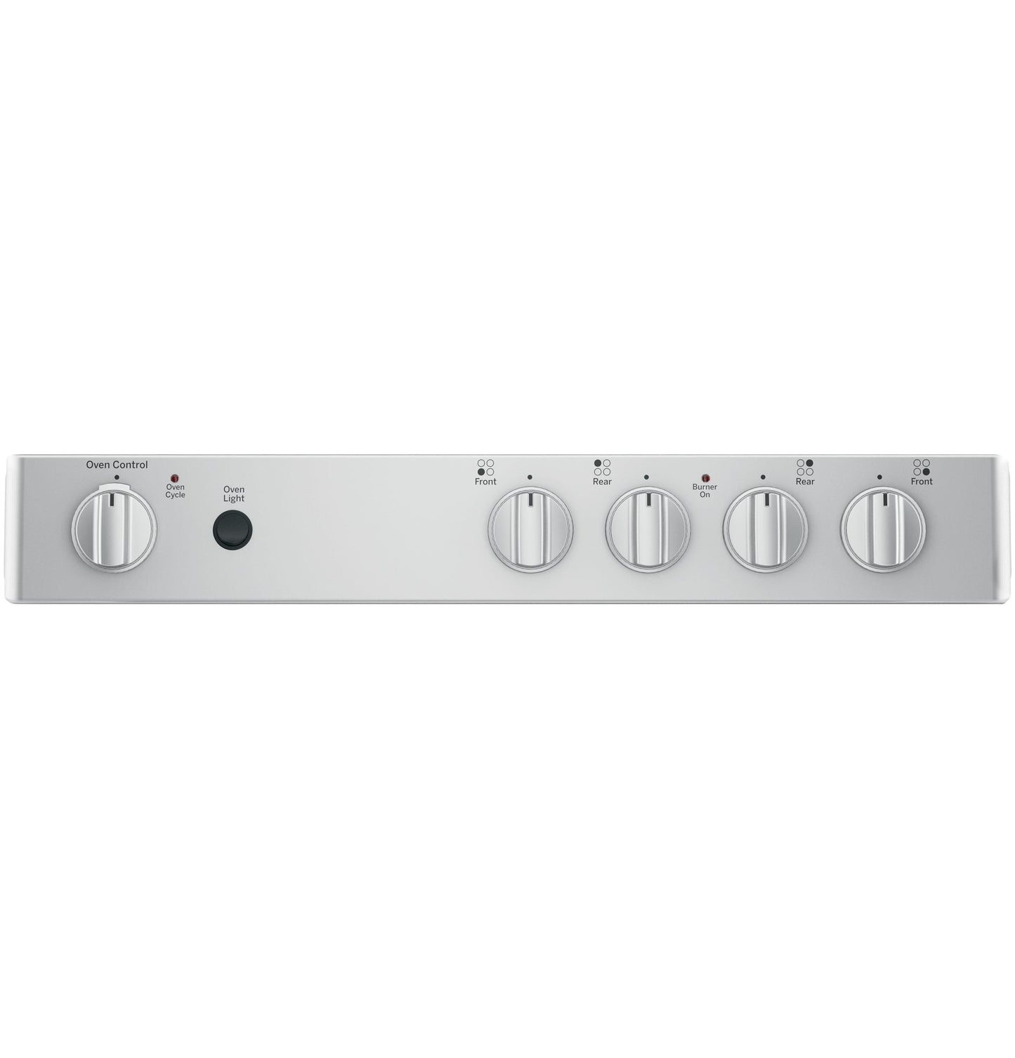 GE APPLIANCES JAS640RMSS GE® ENERGY STAR® 24" Free-Standing/Slide-in Front Control Range with Steam Clean and Large Window in Stainless Steel - JAS640RMSS