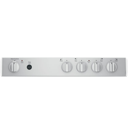 GE APPLIANCES JAS640RMSS GE® ENERGY STAR® 24" Free-Standing/Slide-in Front Control Range with Steam Clean and Large Window in Stainless Steel - JAS640RMSS