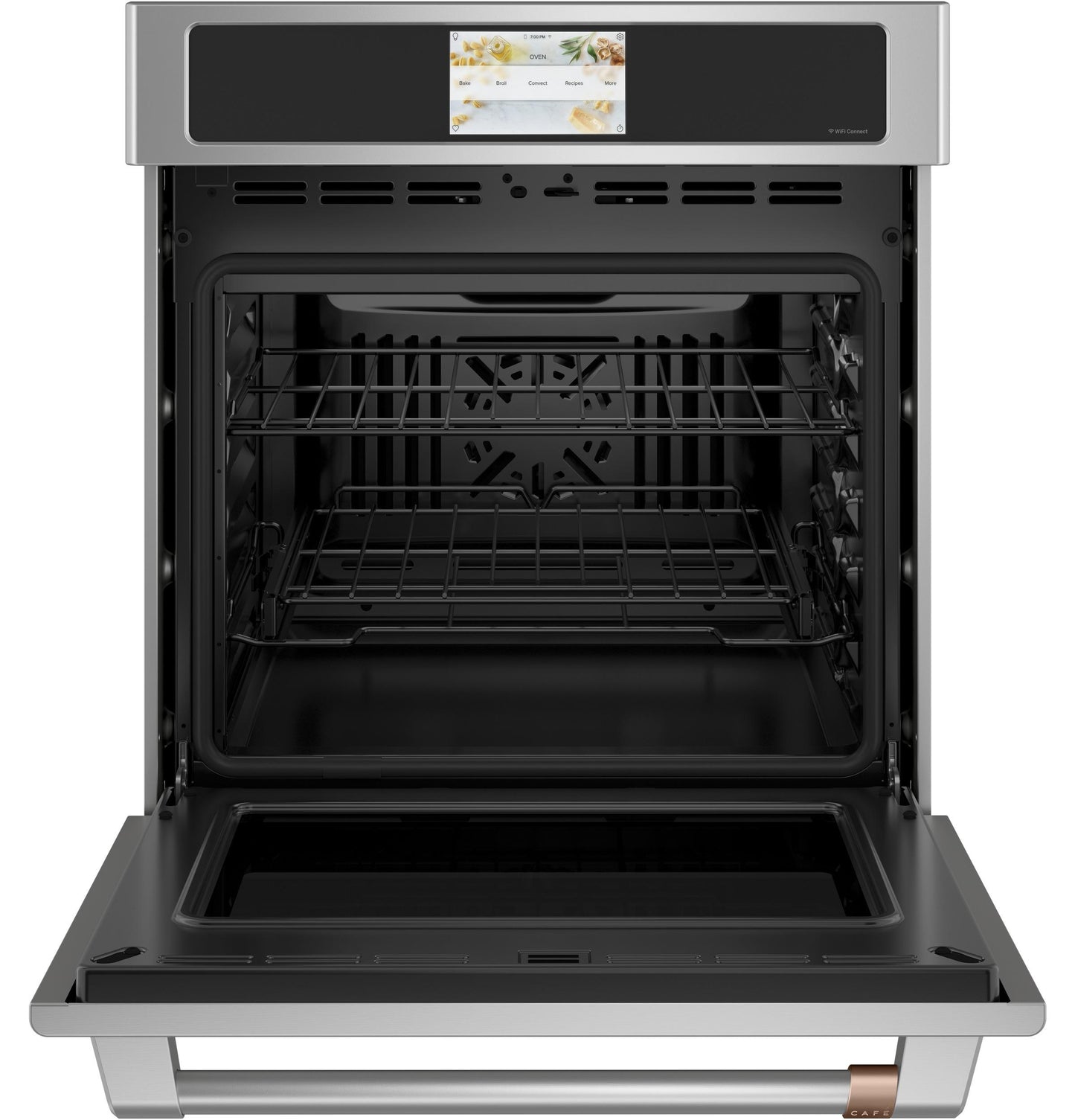 CAFE CKS70DP2NS1 CAFé 27" Smart Single Wall Oven with Convection in Stainless Steel - CKS70DP2NS1