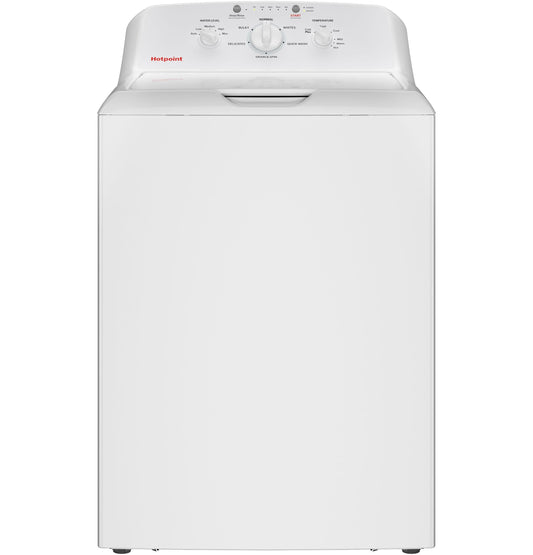 HOTPOINT Hotpoint 4.0 cu. ft. Capacity Washer with in Stainless Steel Basket,Cold Plus and Water Level Control White - HTW265ASWWW