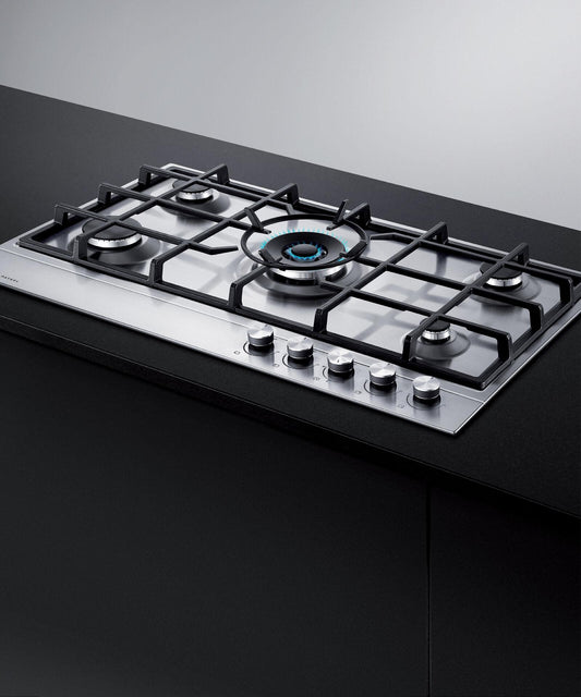 FISHER & PAYKEL CG365DNGX1N 36" Series 7 5 Burner Gas Cooktop in Stainless Steel - CG365DNGX1N