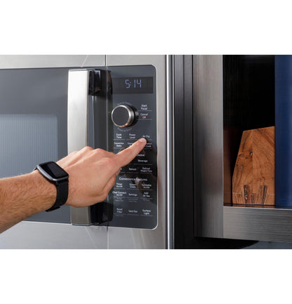 GE APPLIANCES Profile 1.7 Cu. Ft. Convection Over-the-Range Microwave Oven in Stainless Steel - PVM9179SRSS