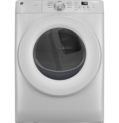 GE APPLIANCES GFD35GSSYWW GE ENERGY STAR 7.8 cu. ft. Capacity Smart Front Load Gas Dryer White - GFD35GSSYWW