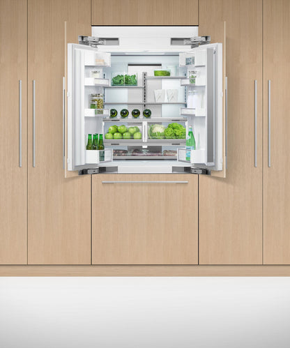 FISHER & PAYKEL RS36A80J1N 36" Series 7 Integrated French Door Refrigerator Freezer Custom Panel Ready - RS36A80J1N