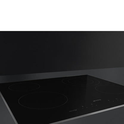 SMEG SEU244ETB Cooktop Black SEU244ETB Black - SEU244ETB