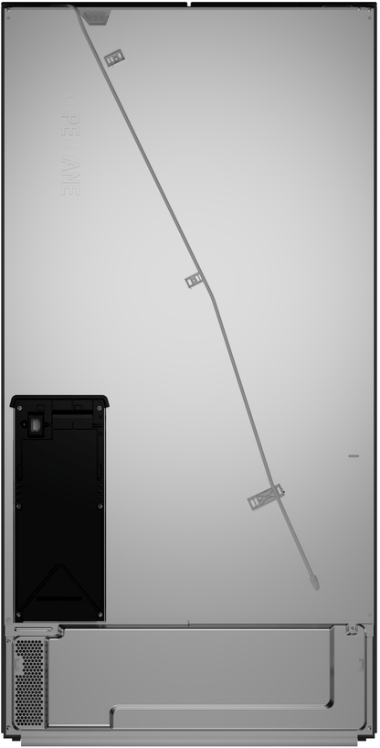 BOSCH B36CD52SNS 500 Series, French Door Bottom freezer, multi door, 36'', Brushed steel (with anti-fingerprint), Total No Frost in Stainless Steel - B36CD52SNS