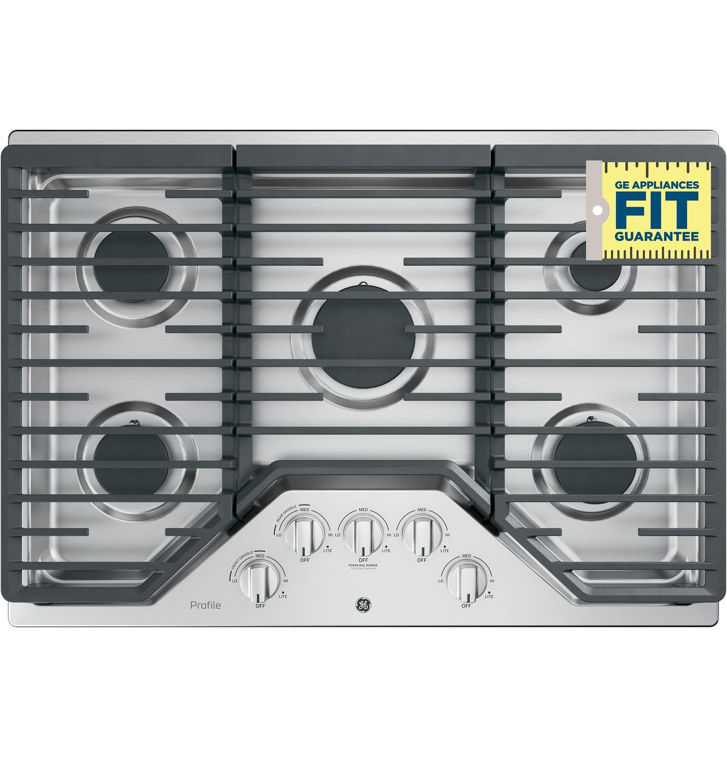 GE APPLIANCES PGP7030SLSS GE Profile™ 30" Built-In Gas Cooktop with 5 Burners in Stainless Steel - PGP7030SLSS