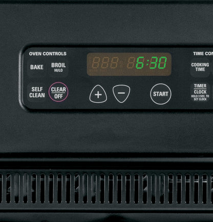 GE APPLIANCES JRP20BJBB GE® 24" Electric Single Self-Cleaning Wall Oven Black - JRP20BJBB