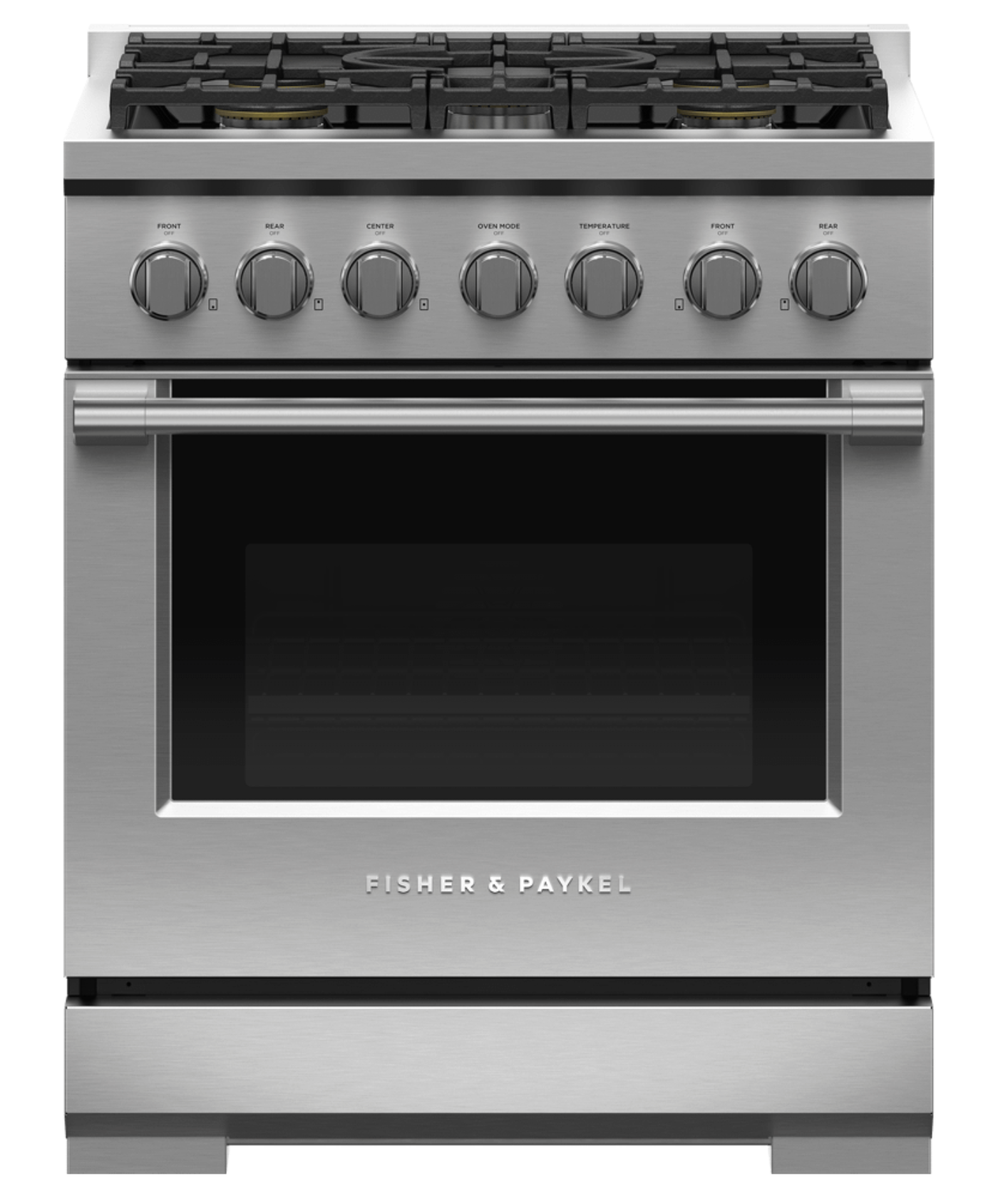 FISHER & PAYKEL RGV3305L 30" Series 7 Professional 5 Burner Gas Range in Stainless Steel - RGV3305L