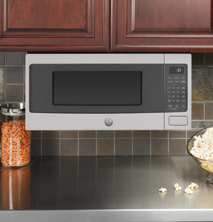 GE APPLIANCES PCHK11S1WSS GE Profile™ 1.1 Cu. Ft. Countertop Microwave Oven in Stainless Steel - PCHK11S1WSS