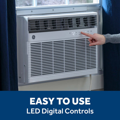 GE APPLIANCES AWGH24WWF GE® 24,000 BTU Smart Heat/Cool Electronic Window Air Conditioner for Extra-Large Rooms up to 1,500 sq. ft. White - AWGH24WWF