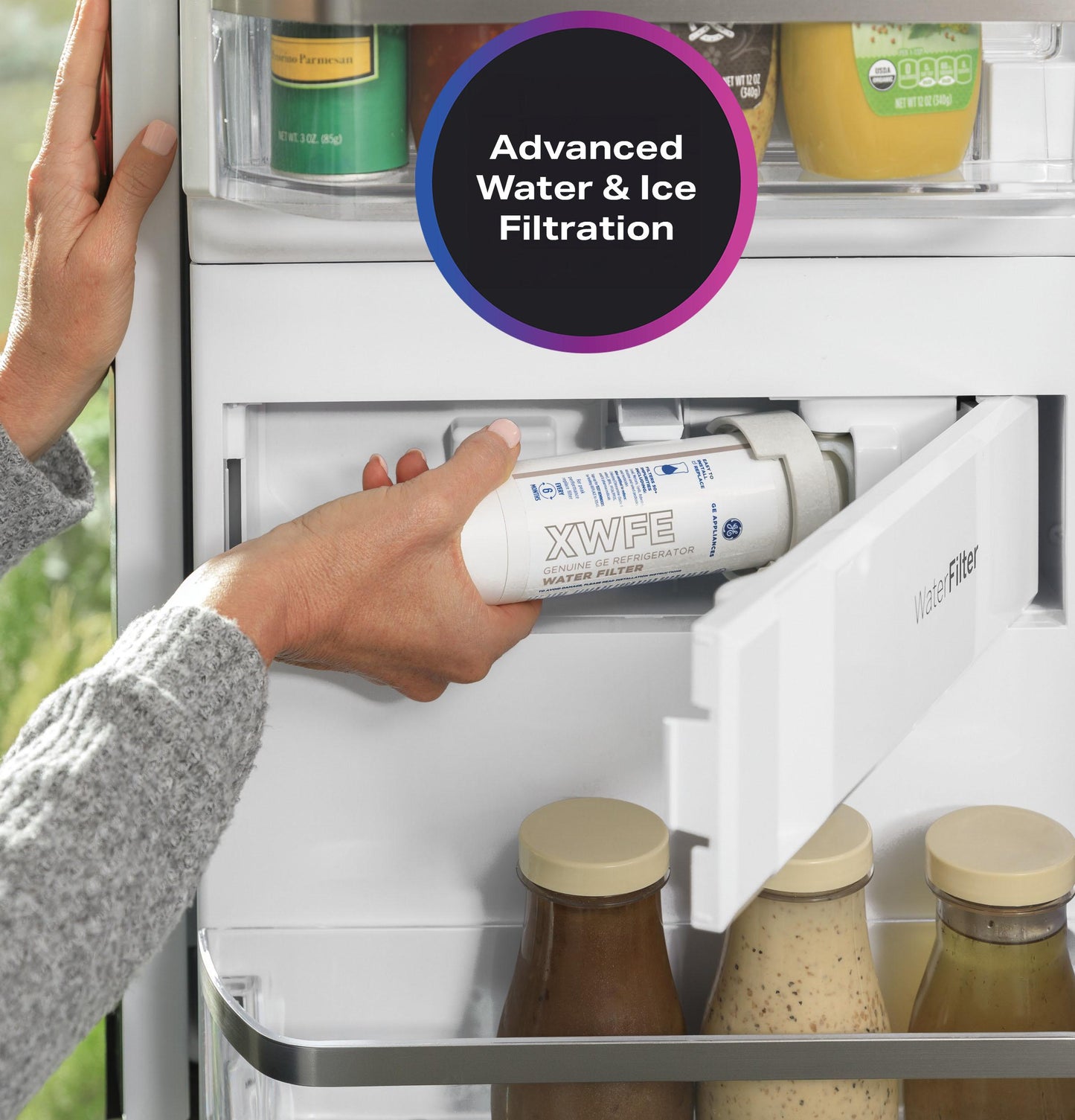 GE APPLIANCES PVD28BYNFS GE Profile™ ENERGY STAR® 27.9 Cu. Ft. Smart Fingerprint Resistant 4-Door French-Door Refrigerator with Door In Door in Stainless Steel - PVD28BYNFS
