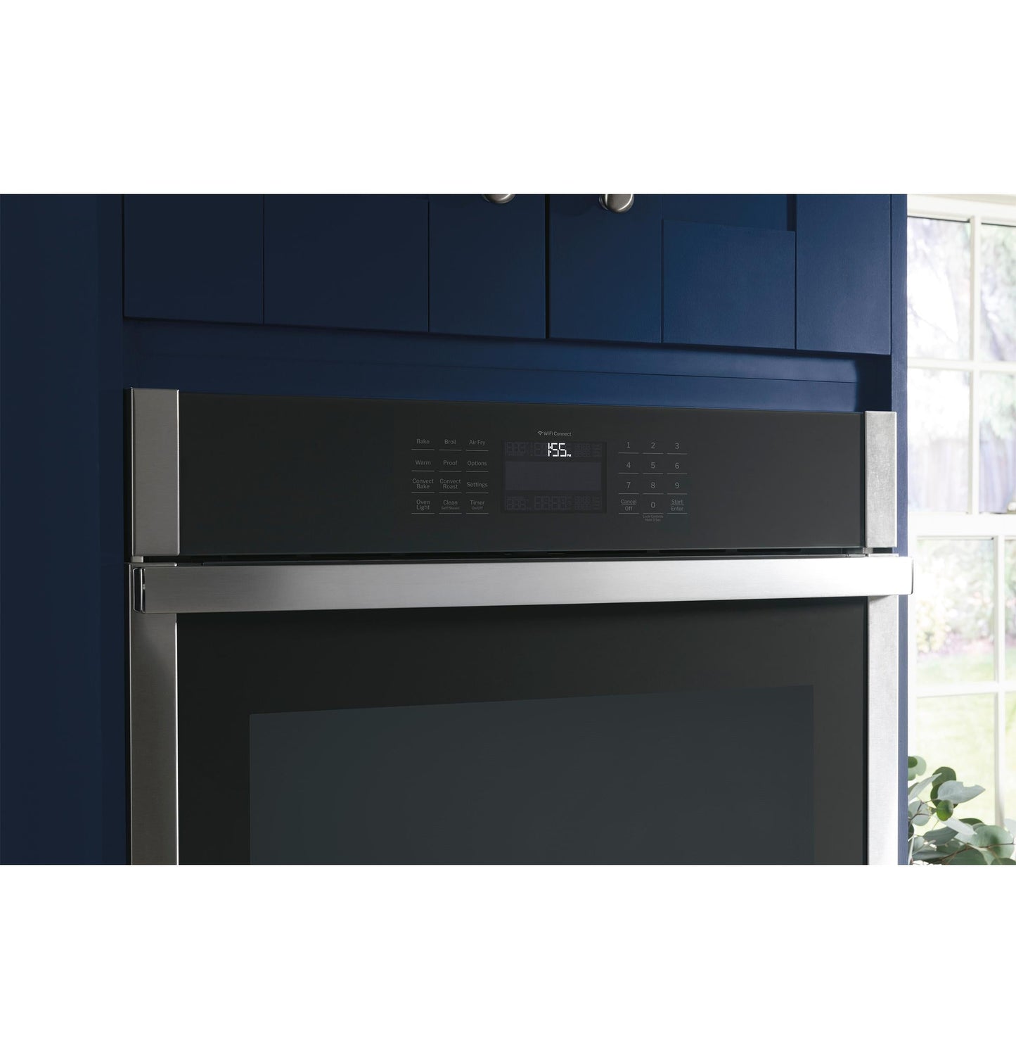 GE APPLIANCES JTS5000DVBB GE® 30" Smart Built-In Self-Clean Convection Single Wall Oven with No Preheat Air Fry Black - JTS5000DVBB