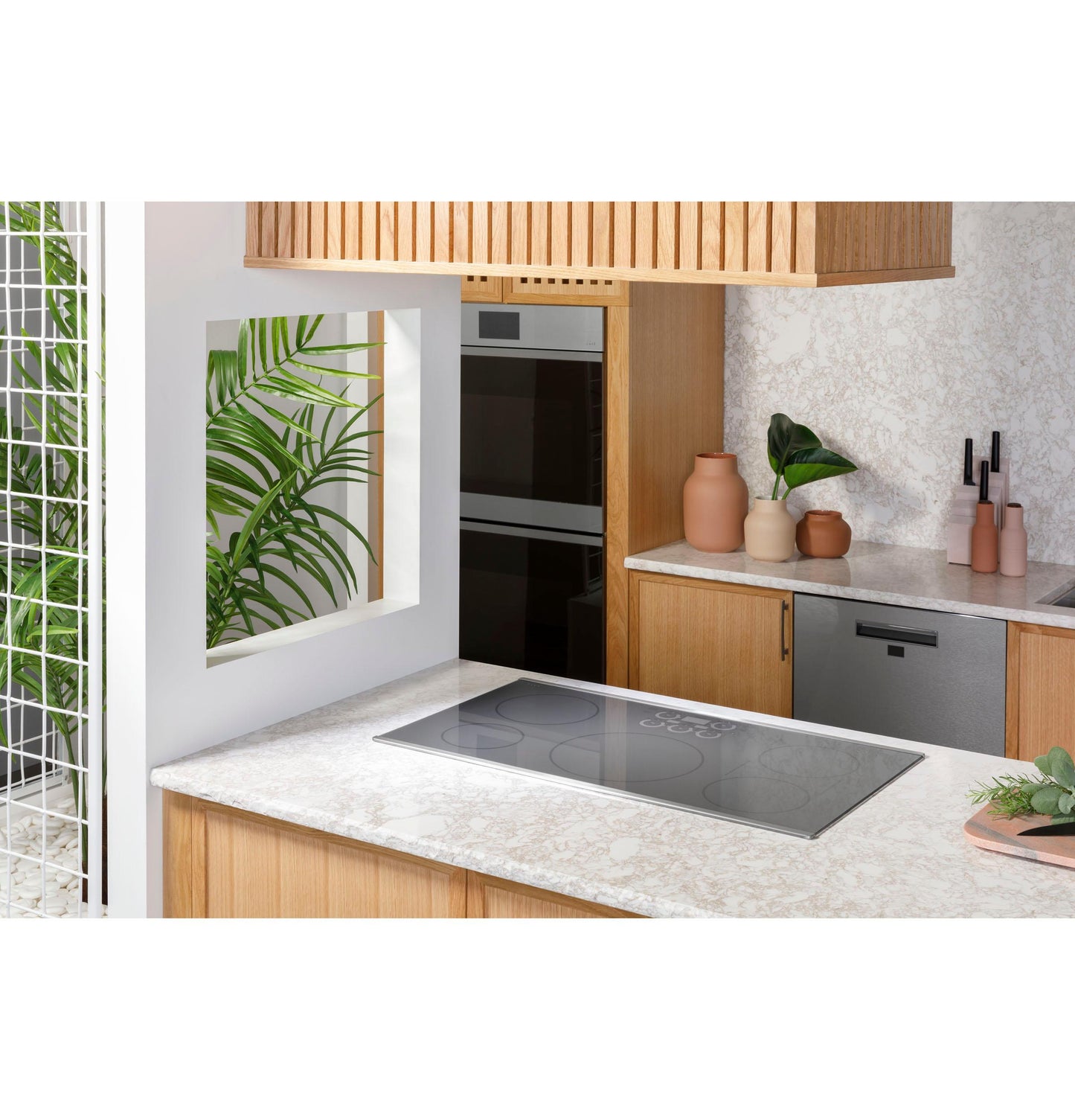 CAFE  Series ENERGY STAR 36" Built-In Touch Control Induction Cooktop in Stainless Steel - CHP90362TSS
