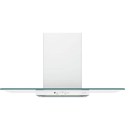 CAFE CVW73614MWM CAFé 36" Wall-Mount Glass Canopy Chimney Hood White - CVW73614MWM