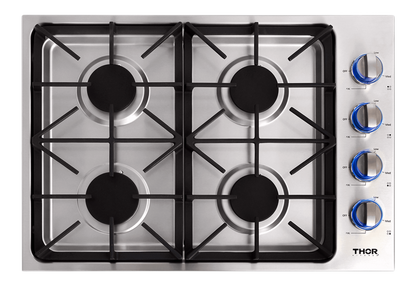 THOR KITCHEN TGC3001 Thor Kitchen 30-inch Professional Drop-in Gas Cooktop - Model Tgc3001 - TGC3001