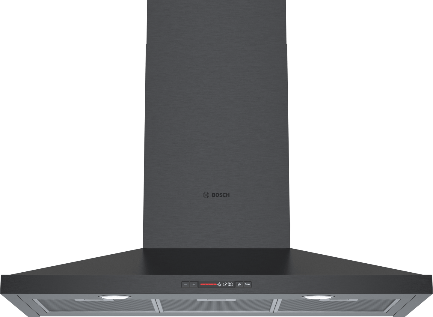 BOSCH HCP86641UC 800 Series, wall-mounted cooker hood, 36'', Black stainless steel Black in Stainless Steel - HCP86641UC