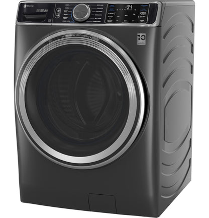 GE APPLIANCES GE Profile 5.5 cu. ft. Capacity Smart Front Load Steam Washer with UltraFresh Vent System+ and Smart Wash & Smart Rinse Gray - PFW955SPWDS