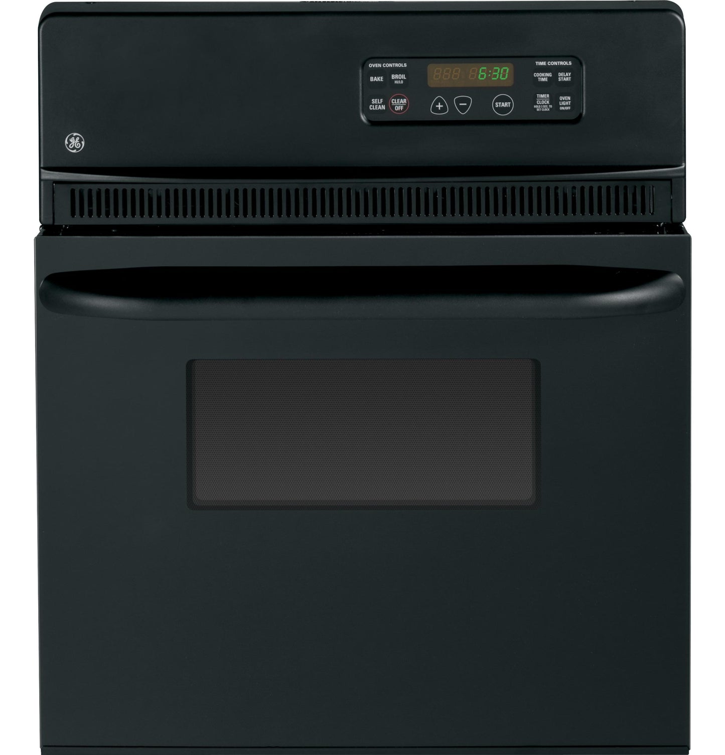 GE APPLIANCES JRP20BJBB GE® 24" Electric Single Self-Cleaning Wall Oven Black - JRP20BJBB