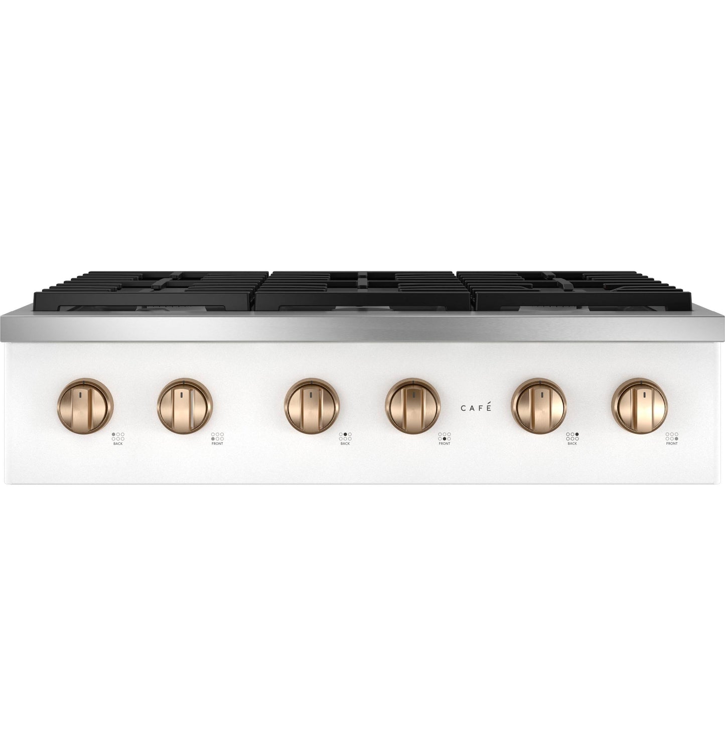 CAFE CGU366P4TW2 CAFé 36" Commercial-Style Gas Rangetop with 6 Burners (Natural Gas) White - CGU366P4TW2