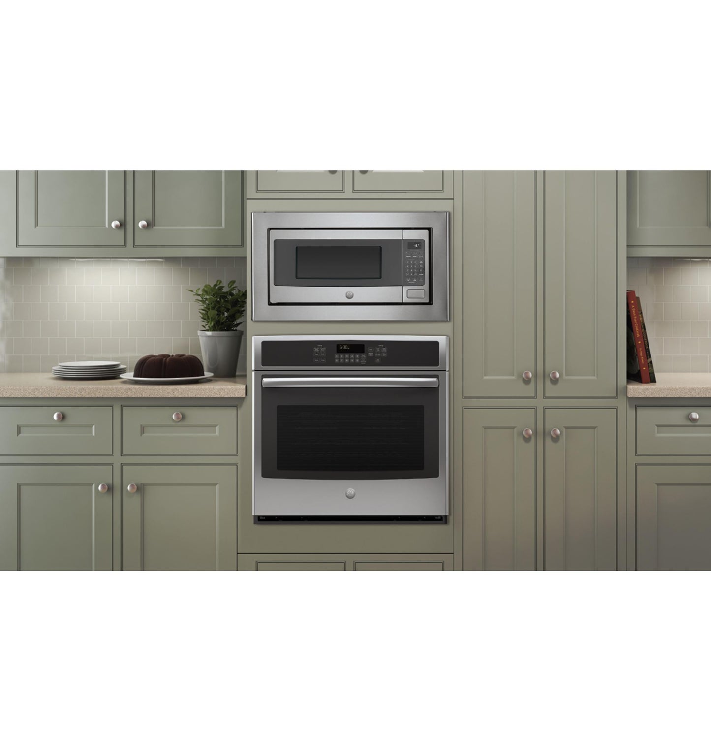 GE APPLIANCES PCHK11S1WSS GE Profile™ 1.1 Cu. Ft. Countertop Microwave Oven in Stainless Steel - PCHK11S1WSS