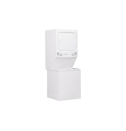 GE APPLIANCES GUD27GESNWW GE Unitized Spacemaker ENERGY STAR 3.9 cu. ft. Capacity Washer with in Stainless Steel Basket and 5.9 cu. ft. Capacity Gas Dryer White - GUD27GESNWW