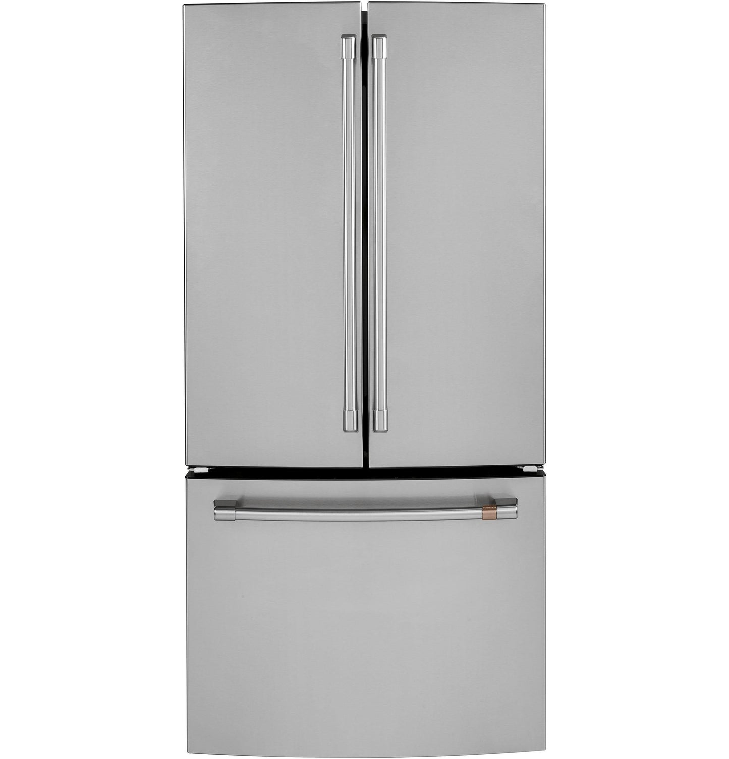 CAFE CWE19SP2NS1 CAFé™ ENERGY STAR® 18.6 Cu. Ft. Counter-Depth French-Door Refrigerator in Stainless Steel - CWE19SP2NS1