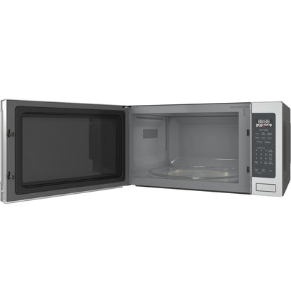 GE APPLIANCES Profile 2.2 Cu. Ft. Countertop Sensor Microwave Oven in Stainless Steel - PCST22U1WSS