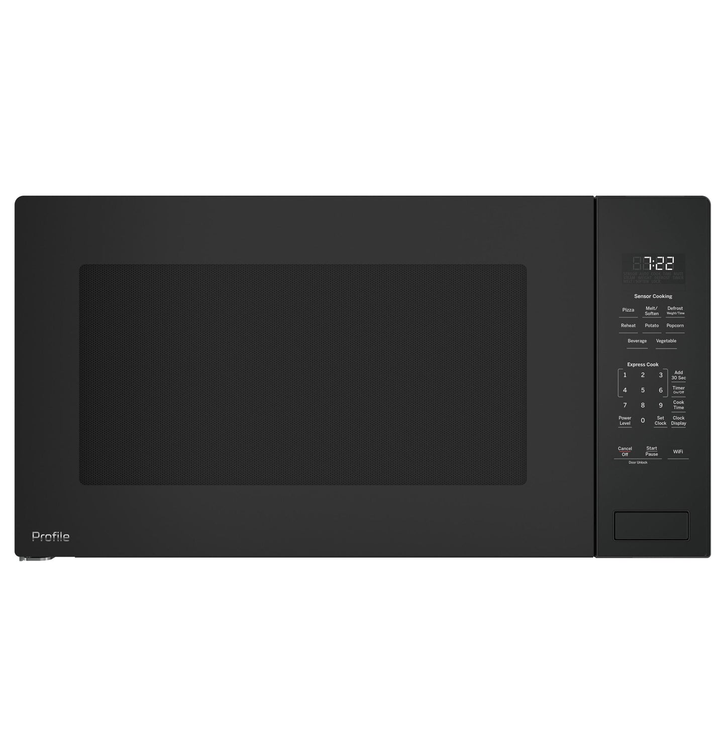 GE APPLIANCES PCWK22U1WDD GE Profile™ 2.2 Cu. Ft. Built-In Sensor Microwave Oven Gray - PCWK22U1WDD