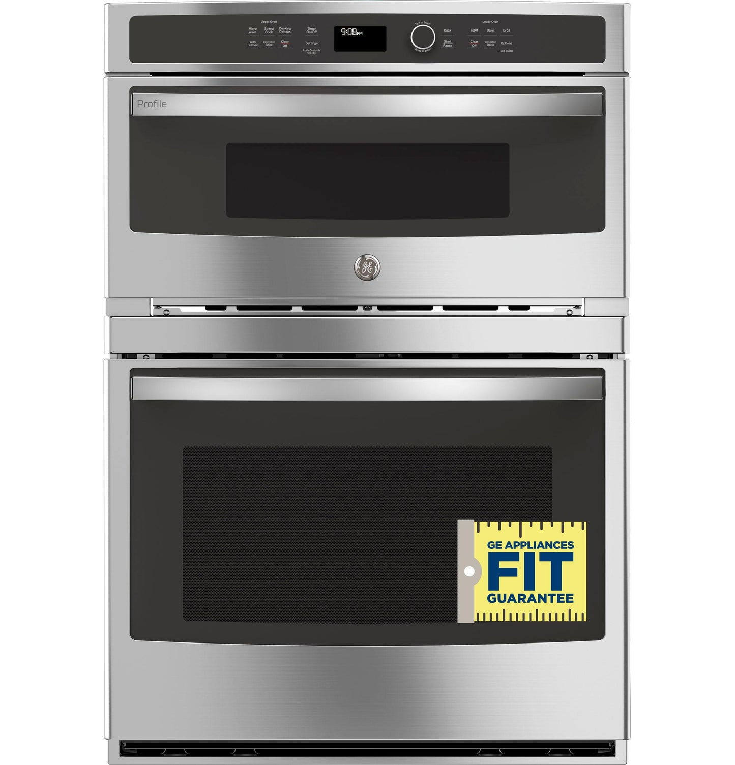 GE APPLIANCES PT9800SHSS GE Profile™ 30 in. Combination Double Wall Oven with Convection and Advantium® Technology in Stainless Steel - PT9800SHSS