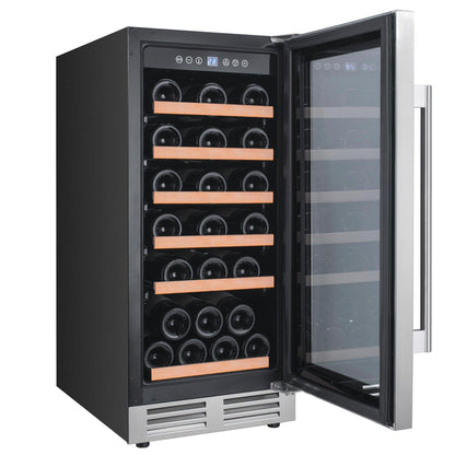 AVANTI Avanti 28 Bottle DESIGNER Series Wine Cooler in Stainless Steel - WCF281E3SS