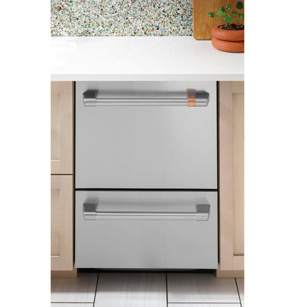 CAFE CDD420P2TS1 CAFé™ Dishwasher Double Drawer in Stainless Steel