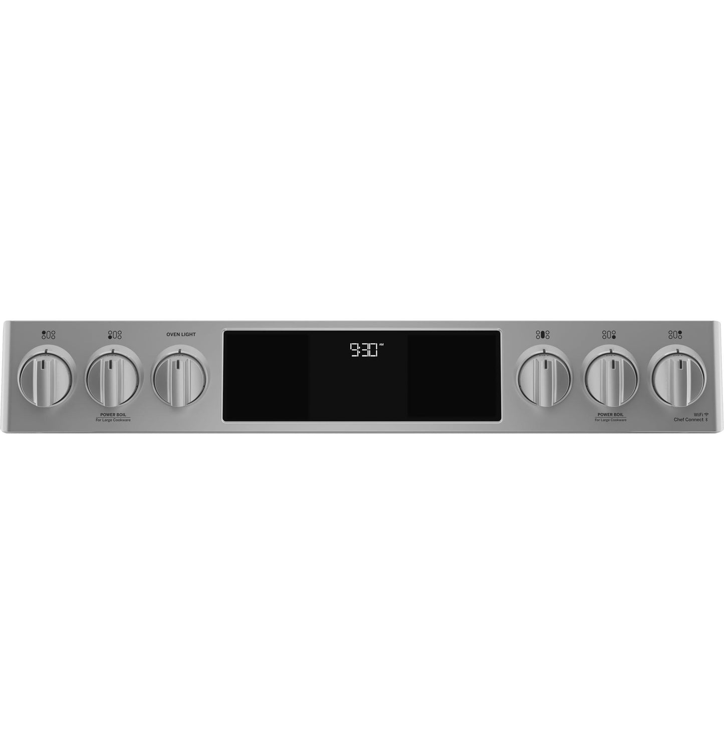 GE APPLIANCES GE Profile 30" Smart Slide-In Front-Control Gas Fingerprint Resistant Range with No Preheat Air Fry in Stainless Steel - PGS930YPFS