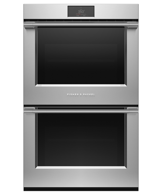 FISHER & PAYKEL OB30DPPTX1 30" Series 9 Professional Self-Cleaning Double Oven in Stainless Steel - OB30DPPTX1