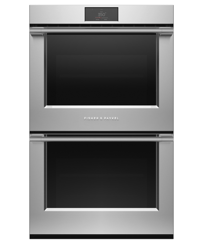 FISHER & PAYKEL OB30DPPTX1 30" Series 9 Professional Self-Cleaning Double Oven in Stainless Steel - OB30DPPTX1