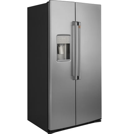 CAFE  21.9 Cu. Ft. Counter-Depth Side-By-Side Refrigerator in Stainless Steel - CZS22MP2NS1