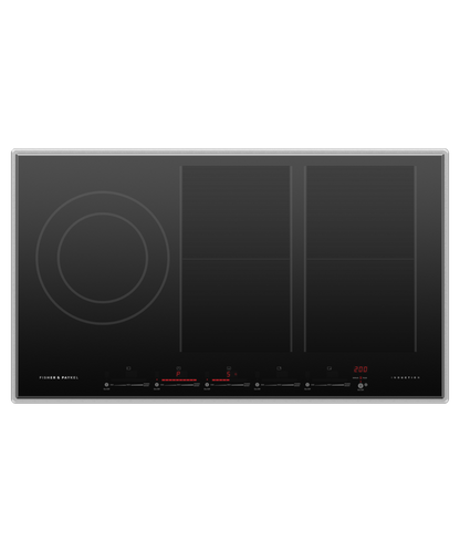 FISHER & PAYKEL CI365PTX4 36" Series 7 5 Zone Induction Cooktop Black - CI365PTX4