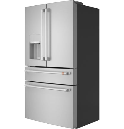 CAFE CXE22DP2PS1 CAFé™ ENERGY STAR 22.3 Cu. Ft. Smart Counter-Depth 4-Door French-Door Refrigerator in Stainless Steel - CXE22DP2PS1