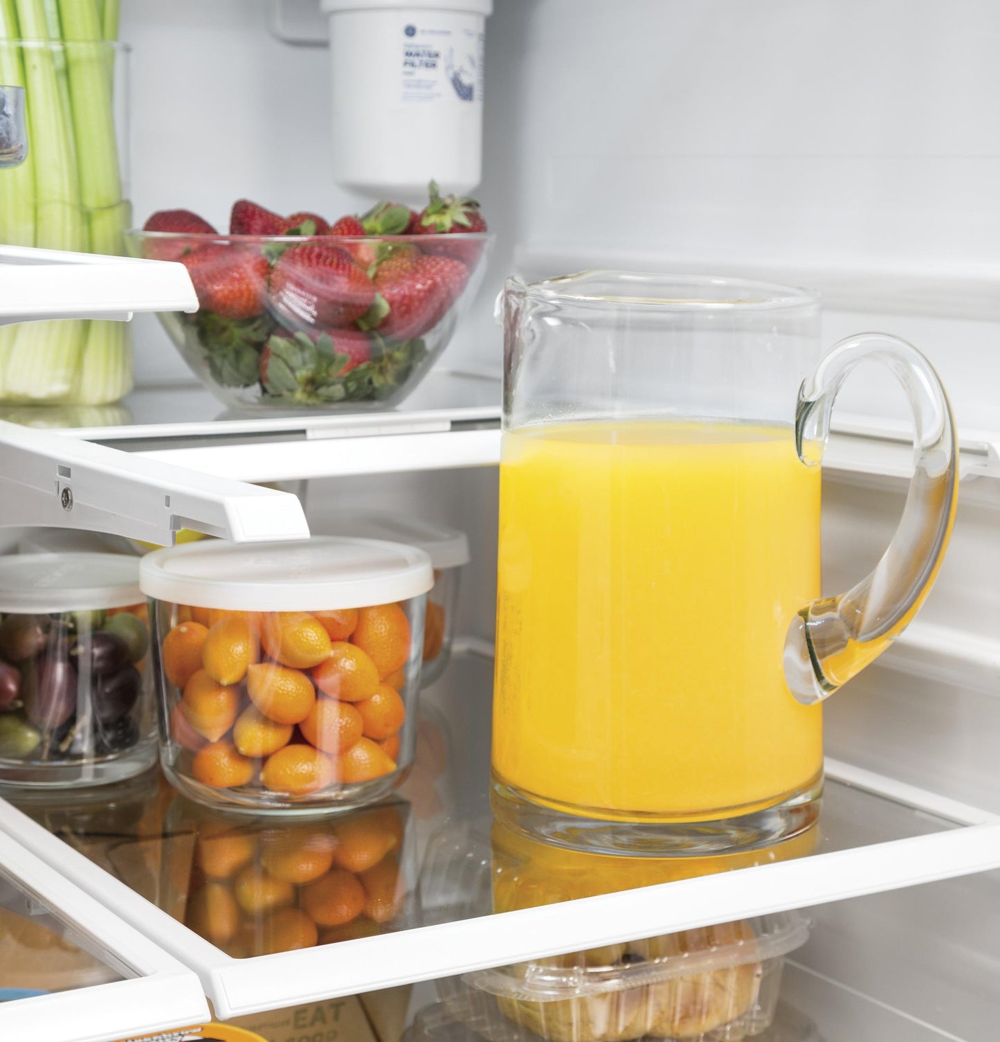 GE APPLIANCES GE 23.6 Cu. Ft. French-Door Refrigerator in Stainless Steel - GFE24JYKFS
