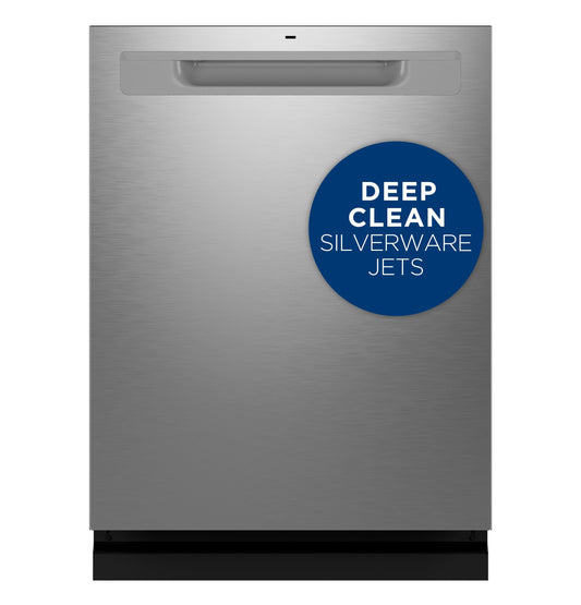 GE APPLIANCES GDP670SYVFS GE® ENERGY STAR® Fingerprint Resistant Top Control with in Stainless Steel Interior Dishwasher with Sanitize Cycle in Stainless Steel - GDP670SYVFS