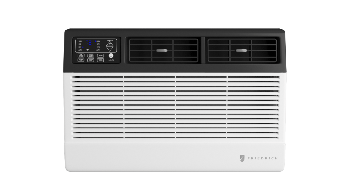 Friedrich Uni-Fit 14,000 BTU 230V Smart Through-the-Wall Air Conditioner with Electric Heat - UET14B33A