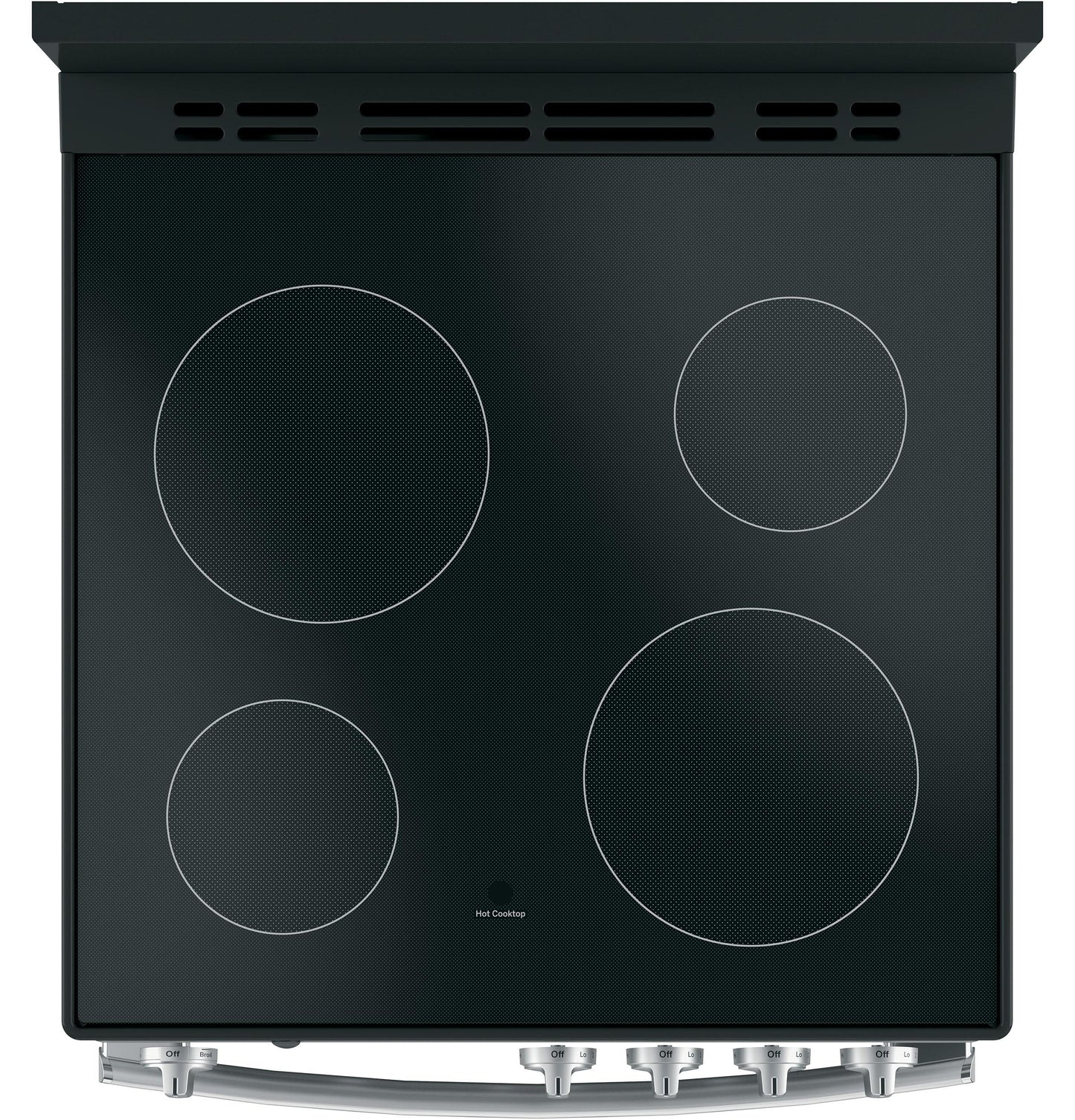 GE APPLIANCES JAS640RMSS GE® ENERGY STAR® 24" Free-Standing/Slide-in Front Control Range with Steam Clean and Large Window in Stainless Steel - JAS640RMSS