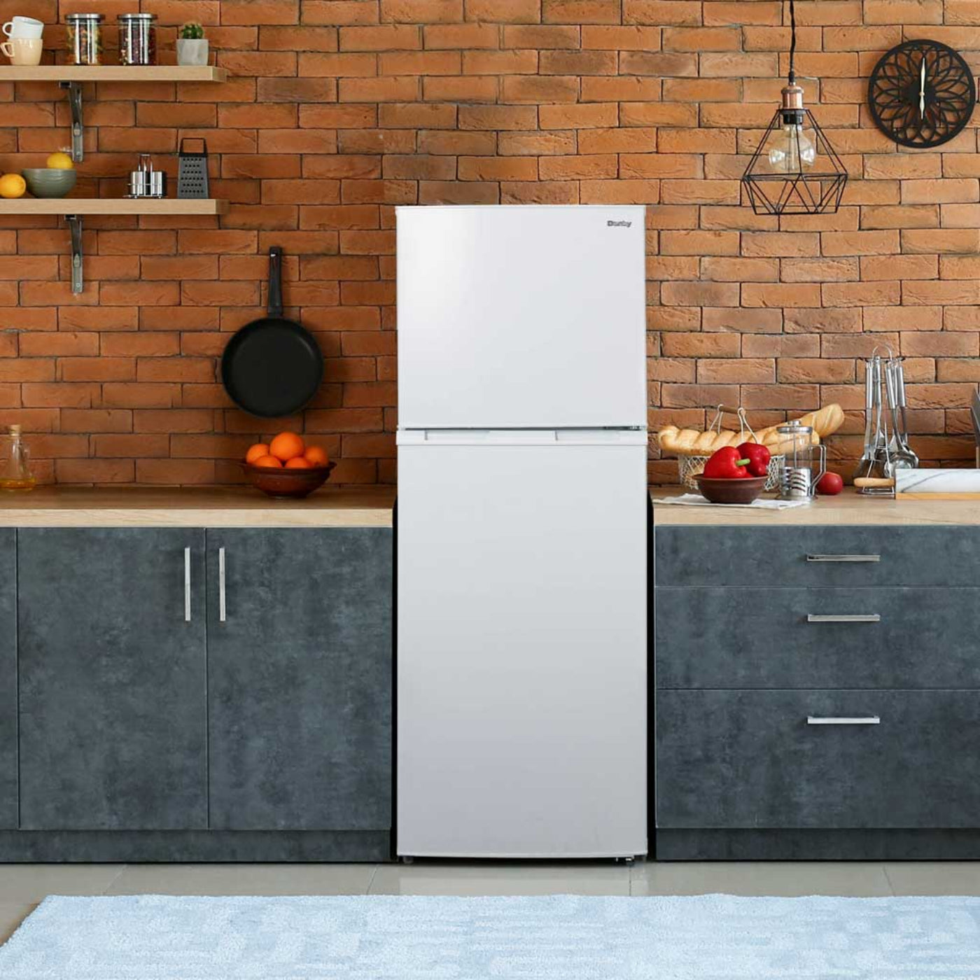 DANBY Danby 10.1 cu. ft. Top Mount Apartment Size Fridge in White - DFF101B1WDB