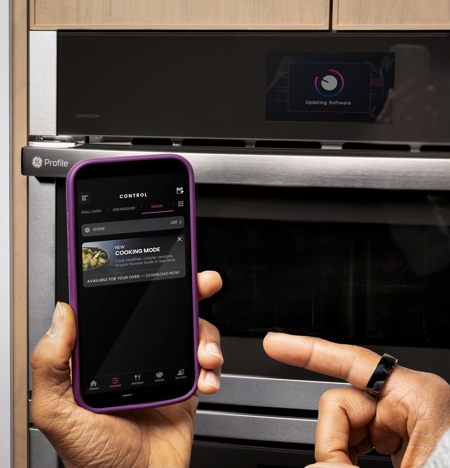GE APPLIANCES GE Profile 30" Single Wall Oven with 240V Advantium Technology in Stainless Steel - PSB9240SVSS