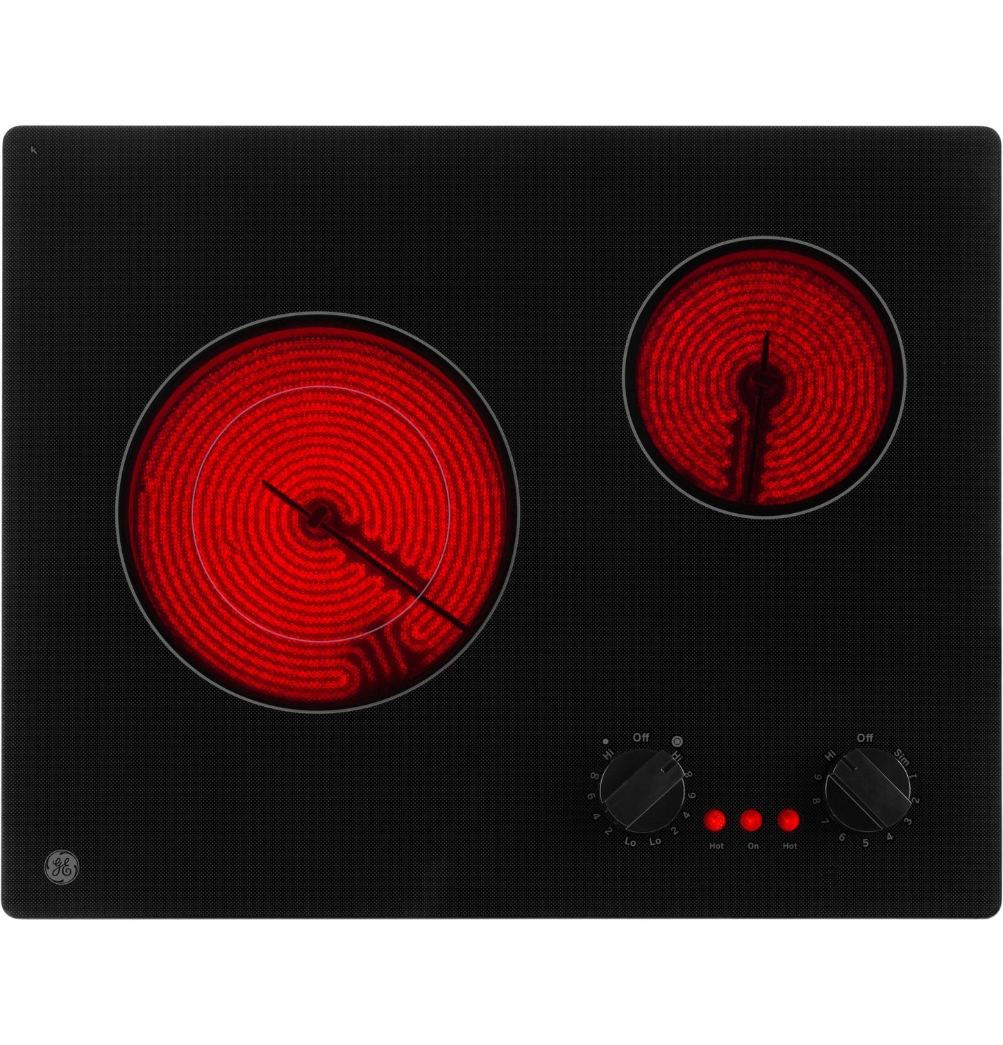 GE APPLIANCES JP3021DPBB GE® 21" Electric Radiant Cooktop Black - JP3021DPBB