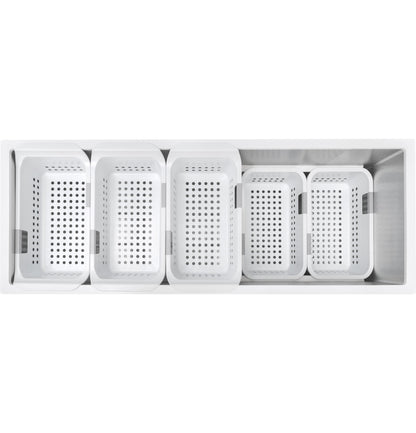GE APPLIANCES 21.7 Cu. Ft. Manual Defrost Chest Freezer White - FCM22DLWW