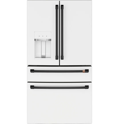 CAFE CVE28DP4NW2 CAFé™ ENERGY STAR® 27.8 Cu. Ft. Smart 4-Door French-Door Refrigerator White - CVE28DP4NW2